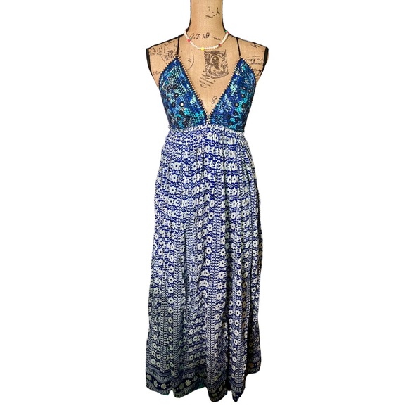 FREE PEOPLE GOOD VIBES MAXI DRESS - Picture 6 of 7